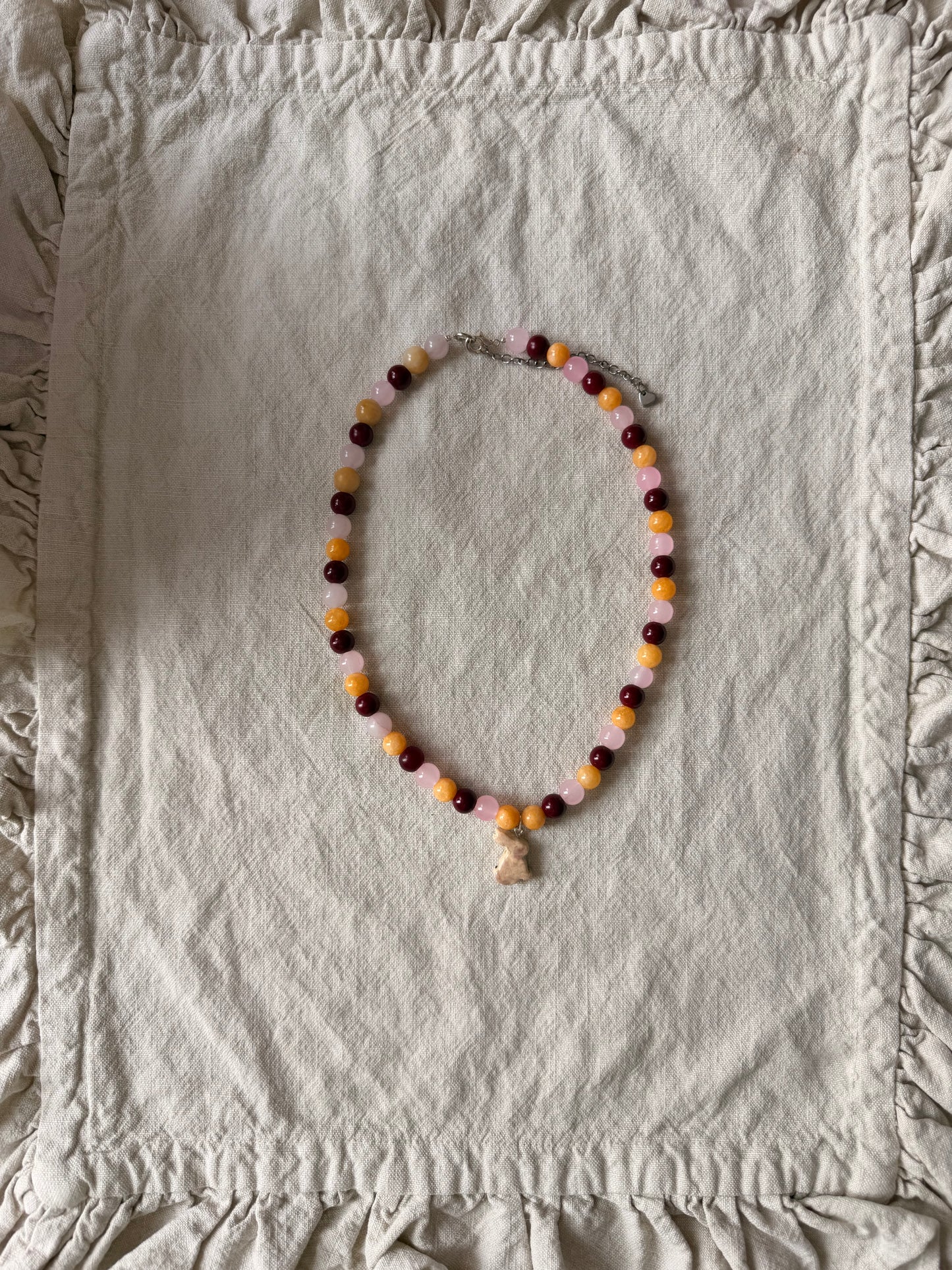 Bunny on sunrise beads