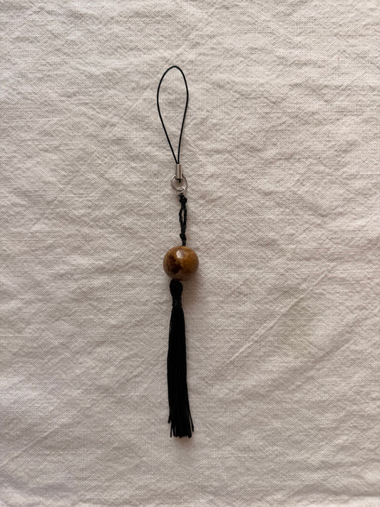 Brown phone charm
