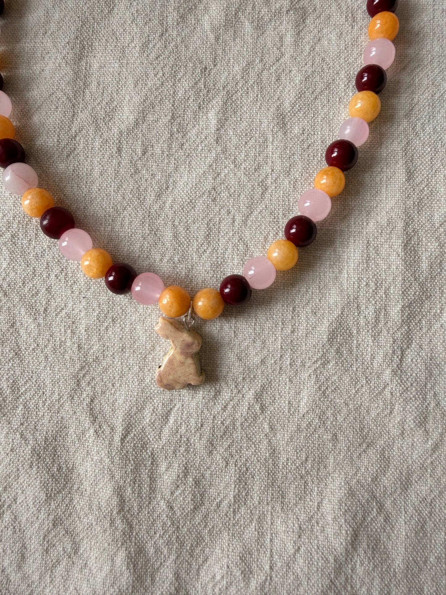 Bunny on sunrise beads