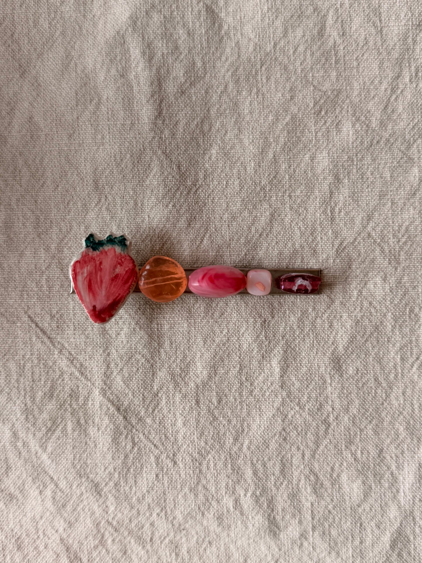 Strawberry barrette