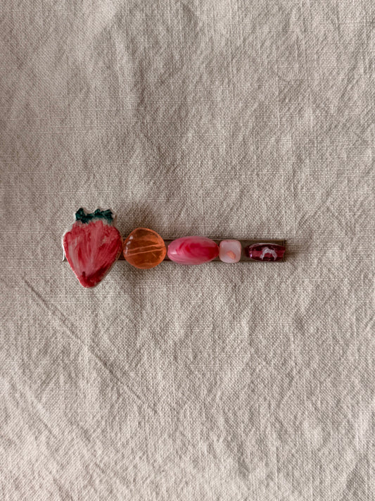 Strawberry barrette